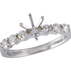 14KT Gold Semi-Mount Engagement Ring