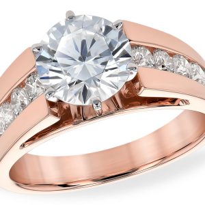 14KT Gold Semi-Mount Engagement Ring