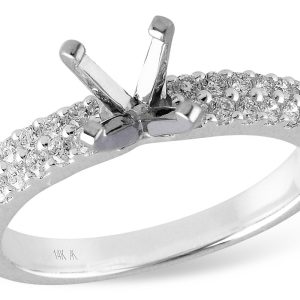14KT Gold Semi-Mount Engagement Ring
