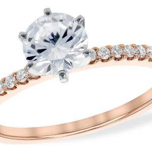 14KT Gold Semi-Mount Engagement Ring