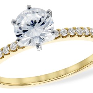 14KT Gold Semi-Mount Engagement Ring