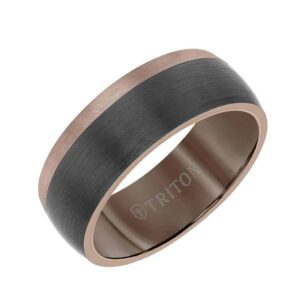 Espresso Tungsten Wedding Band