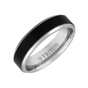 Titanium Inlay Wedding Band