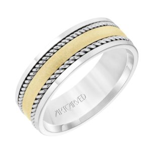 Men's Wedding Band with Satin Finish