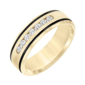 Flat Edge Diamond Band