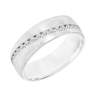 Men's Channel Set Eternity Band