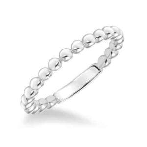 14k Beaded Stackable Bands