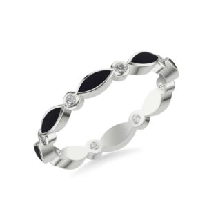 Marquise Cerame and Diamond Band