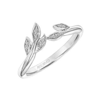 Diamond Leaf Ring