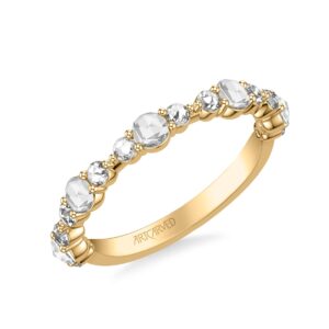 Rose Cut Contemporary Diamond Band