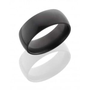 Elysium Domed Polished Wedding Band